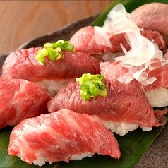 【ランチ限定!】肉寿司&ポテトフライなど5品+2時間ソフトドリンク飲み放題付き【1900円】
