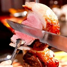【ランチ限定!】シュラスコ食べ放題&パワーサラダ 2時間アルコール飲み放題付き 4000円