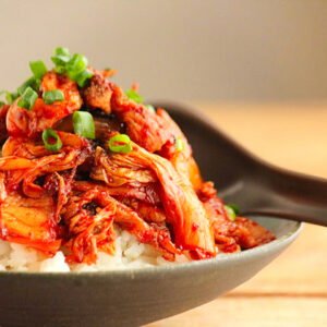 豚キムチ丼セット